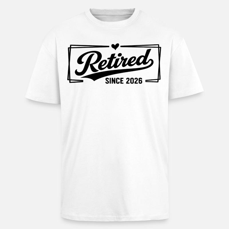 Legendary retired drummer still in rhythm - Unisex Oversized Heavyweight T-shirt - white