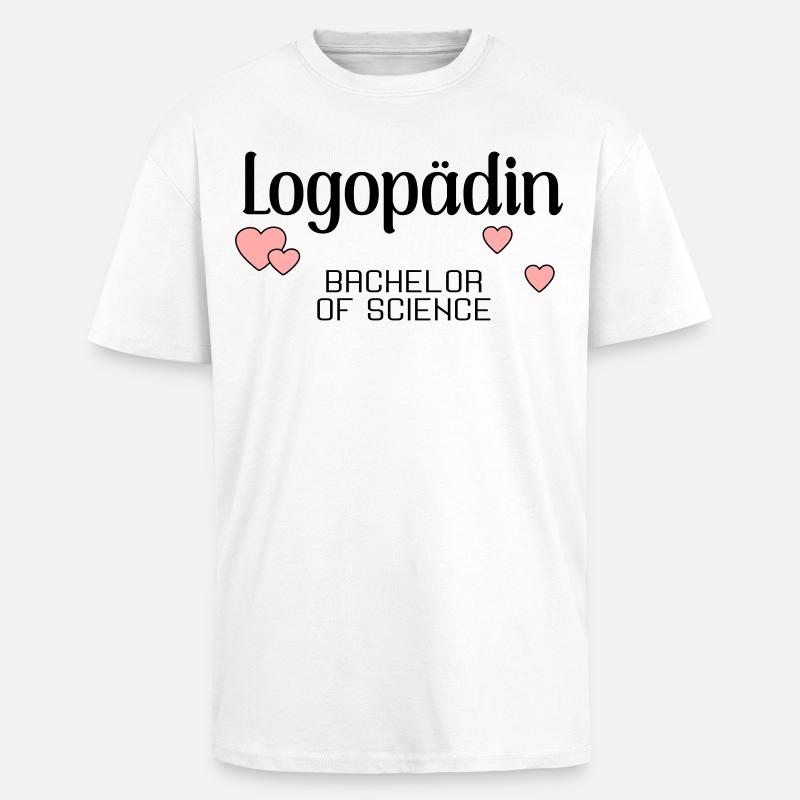 Programme de licence en orthophonie - T-shirt unisexe oversize épais - blanc