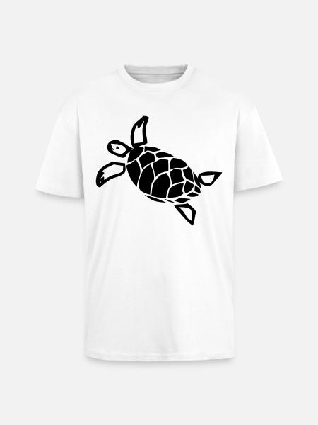 Schildkröte - Unisex Oversized Heavyweight T-shirt - white