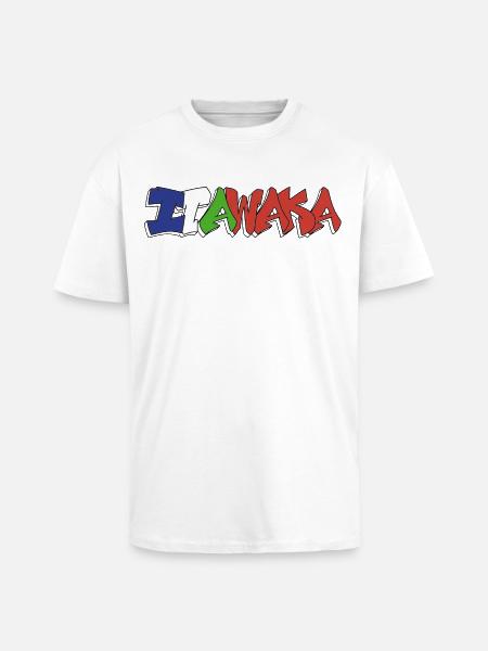 Itawaka - Molukker 4 farver - Unisex oversized heavyweight t-shirt - hvid