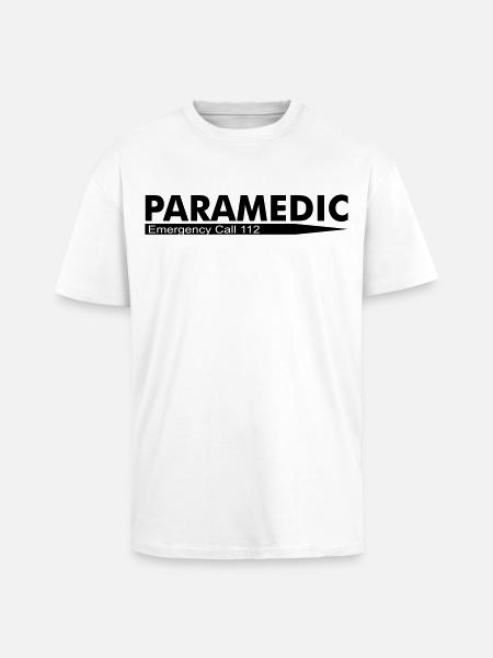 Paramedic Emergency Call 112 - Unisex Oversized Heavyweight T-shirt - white