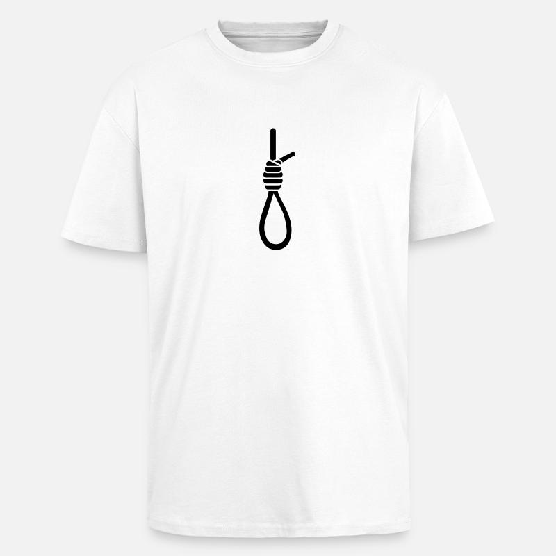 Seil - Oversized Heavyweight Unisex T-Shirt - Weiß