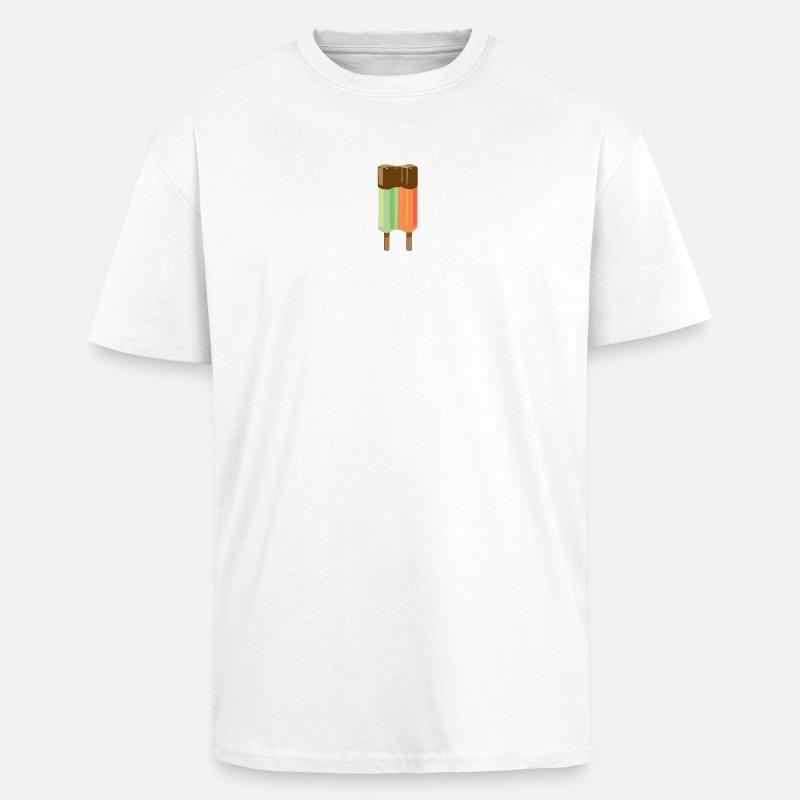 Ispinde - Tyk Oversize T-shirt - hvid