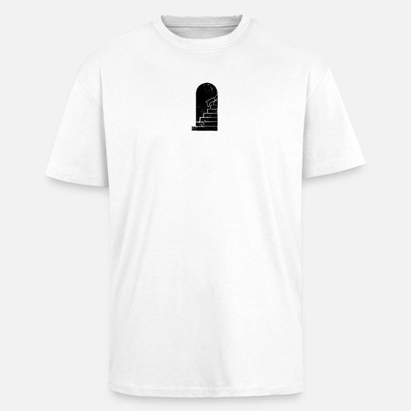 Forward into the future - Unisex Oversized Heavyweight T-shirt - white
