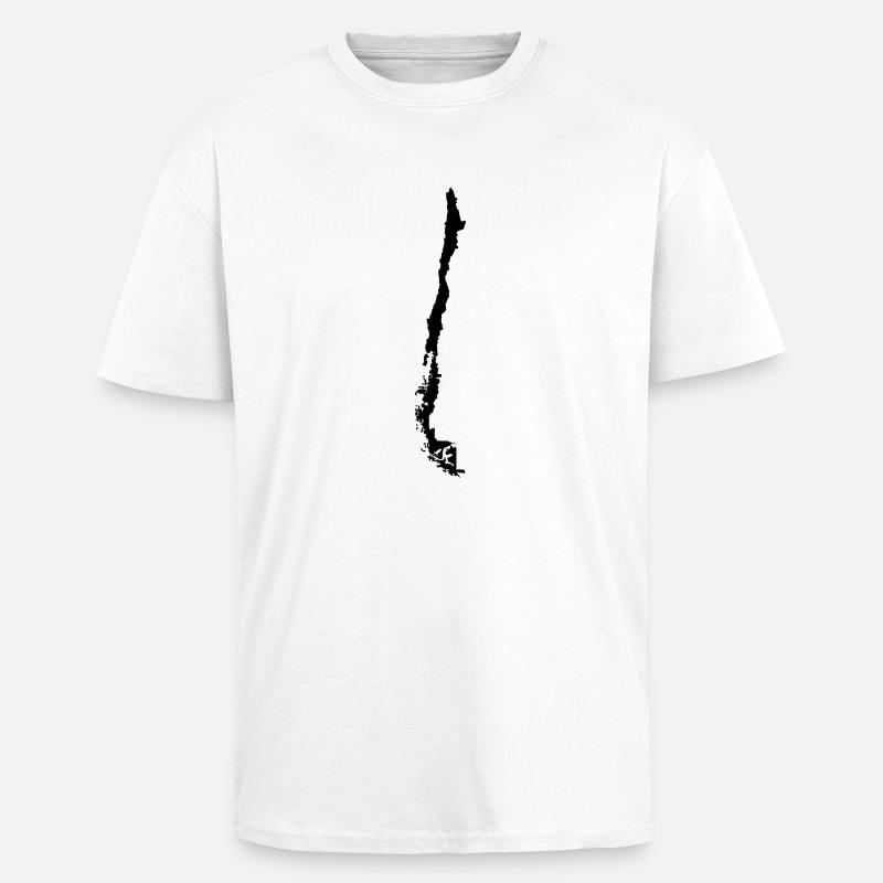 Chile - Oversized Heavyweight Unisex T-Shirt - Weiß
