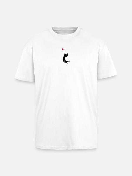 volleyball - T-shirt unisexe oversize épais - blanc