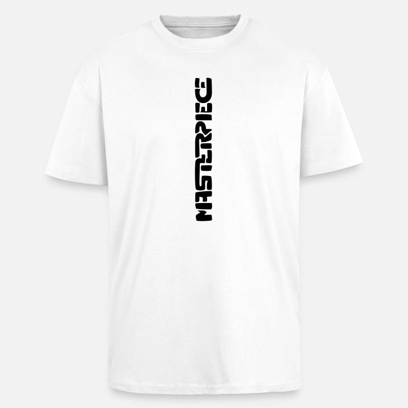 Masterpiece (vertical) - Oversized Heavyweight Unisex T-Shirt - Weiß