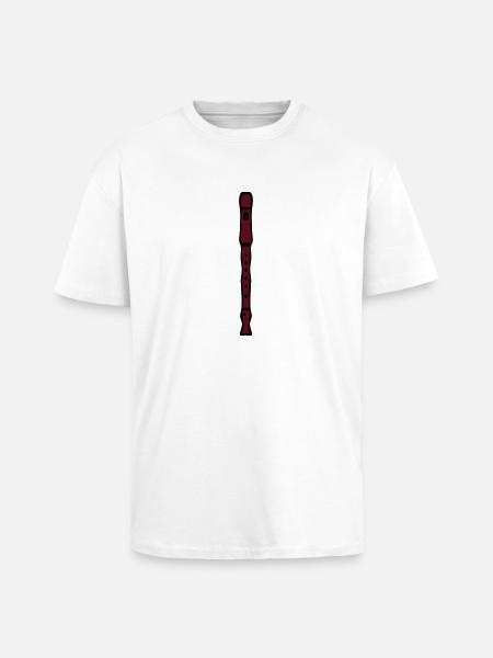 blockflöte - Oversized Heavyweight Unisex T-Shirt - Weiß