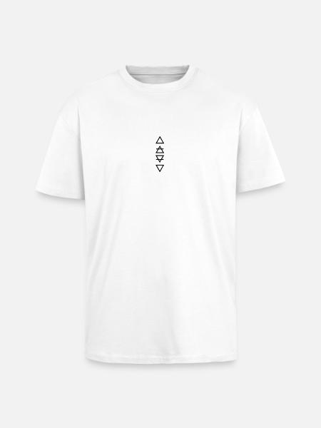 alchemic symoles - Unisex Oversized Heavyweight T-shirt - white