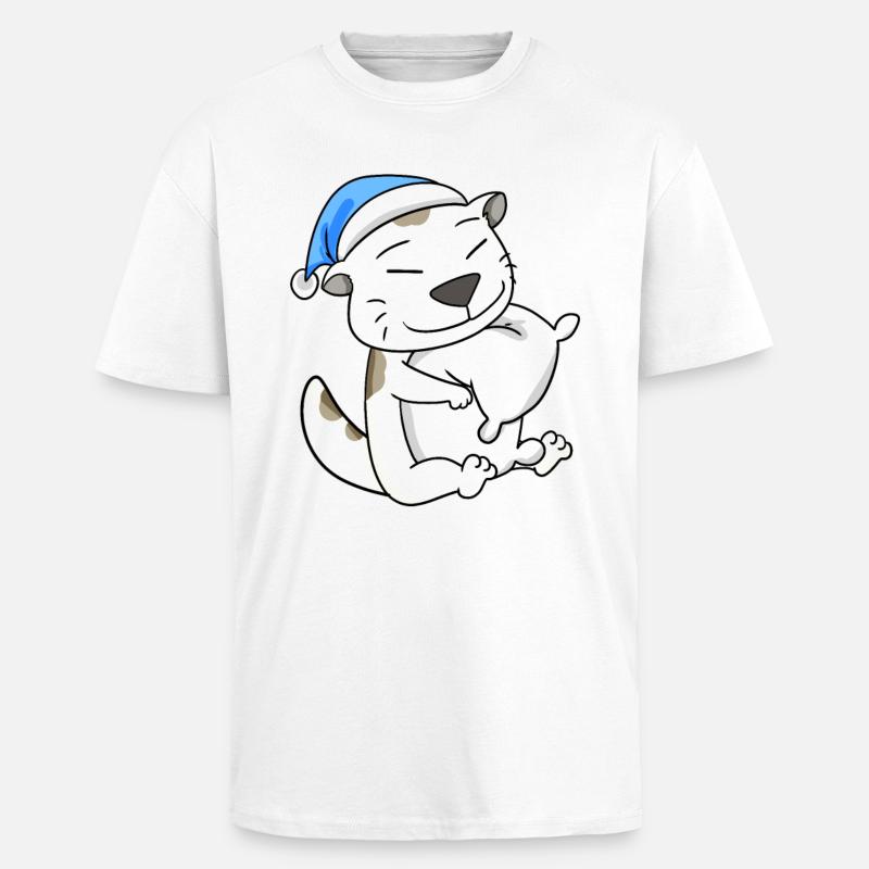 Cat cat breed Devon Rex - Unisex Oversized Heavyweight T-shirt - white