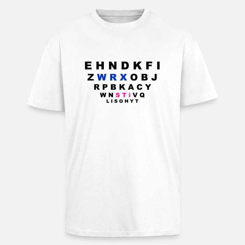 WRX STi - Oversized Heavyweight Unisex T-Shirt - Weiß