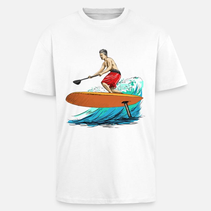 foiling - Oversized Heavyweight Unisex T-Shirt - Weiß
