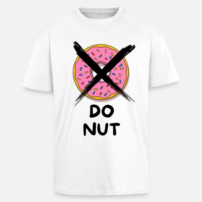 Do_Nut - Unisex Oversized Heavyweight T-shirt - white
