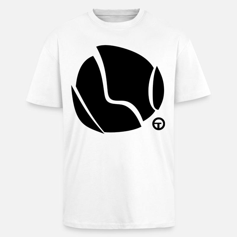 Forme1 - T-shirt unisexe oversize épais - blanc
