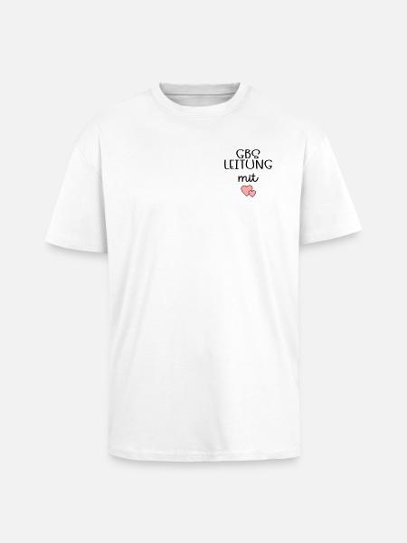 Bildung Betreuung Leitung - Oversized Heavyweight Unisex T-Shirt - Weiß