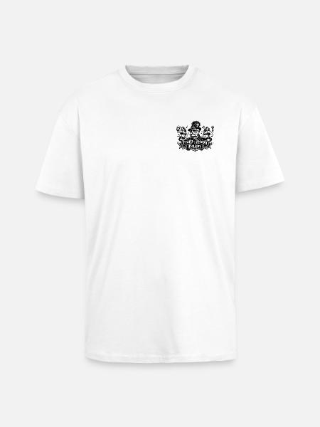 Franz Joseph Buam Logo - Unisex Oversized Heavyweight T-shirt - white