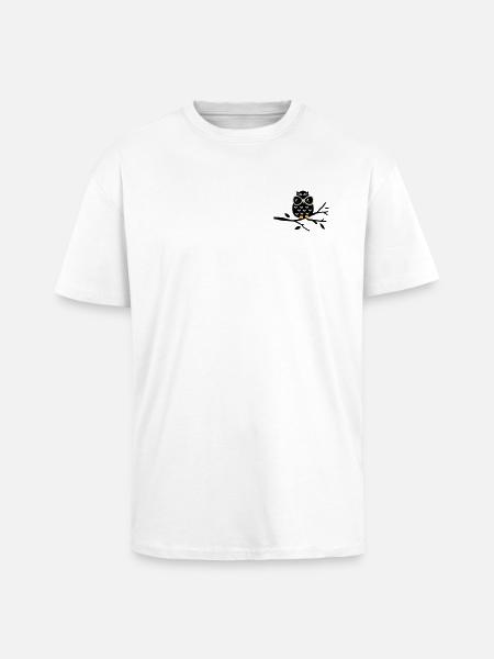 Chouette - T-shirt unisexe oversize épais - blanc