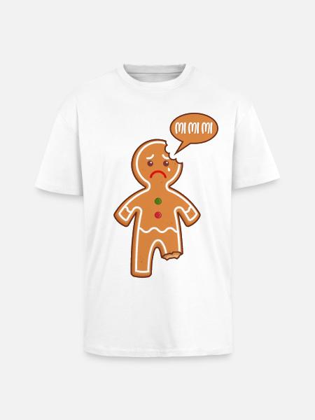 Hombre de jengibre Mi Mi Mi Mimimi Refranes divertidos - Camiseta unisex oversize de tejido grueso - blanco