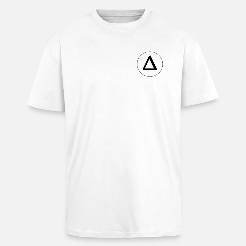 Delta - Oversized Heavyweight Unisex T-Shirt - Weiß