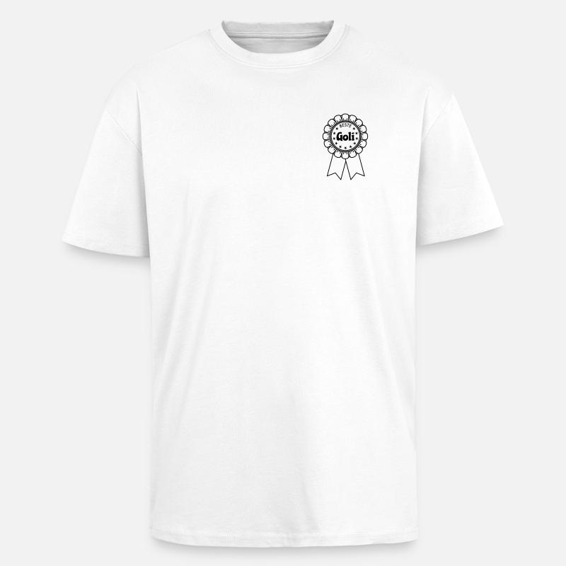 Beste Goli - Oversized Heavyweight Unisex T-Shirt - Weiß