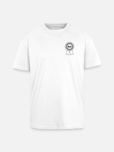 Schulkind Oma - Oversized Heavyweight Unisex T-Shirt - Weiß