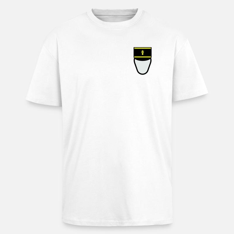 Gendarm Képi G.M. (Mobile Constable) - Oversized Heavyweight Unisex T-Shirt - Weiß