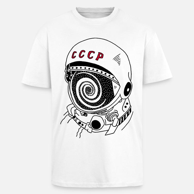 Rêve déçu de conquête spatiale - T-shirt unisexe oversize épais - blanc