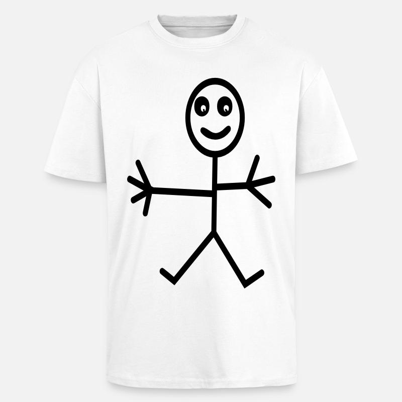 comic - Oversized Heavyweight Unisex T-Shirt - Weiß