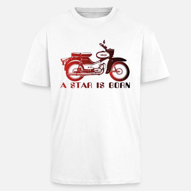 Simson Star is Born - Oversized Heavyweight Unisex T-Shirt - Weiß