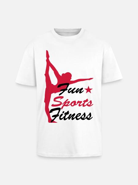 sports - Unisex Oversized Heavyweight T-shirt - white