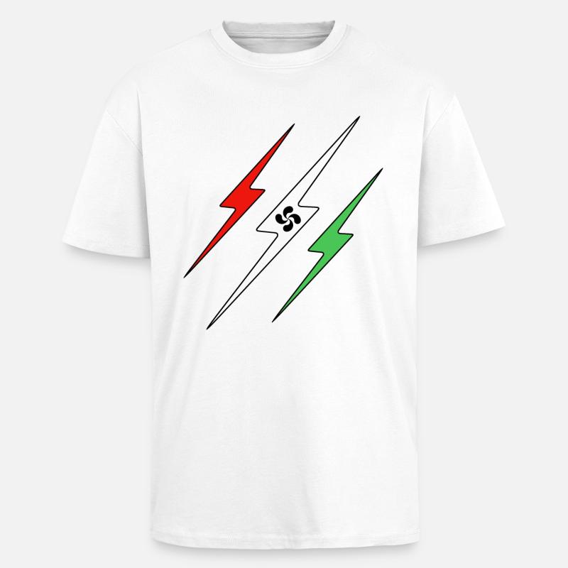 Euskadi - Oversized Heavyweight Unisex T-Shirt - Weiß