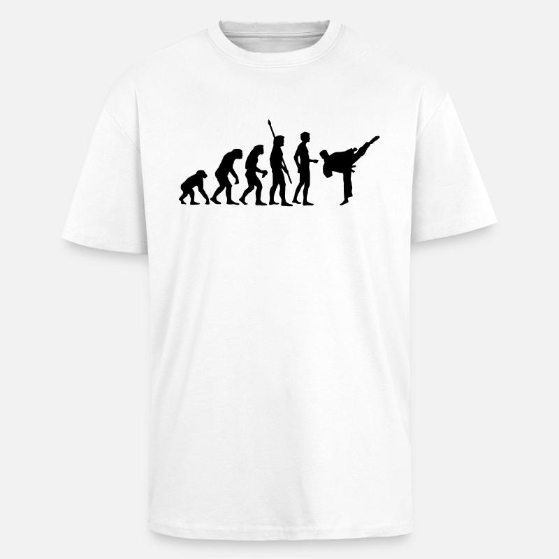 evolution_kampfsport - Unisex Oversized Heavyweight T-shirt - white