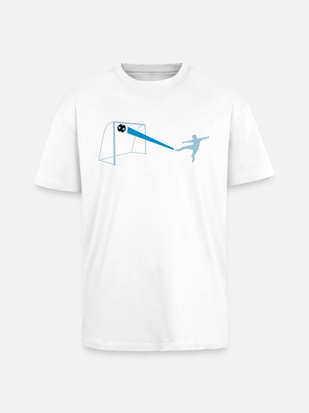 l'objectif - T-shirt unisexe oversize épais - blanc
