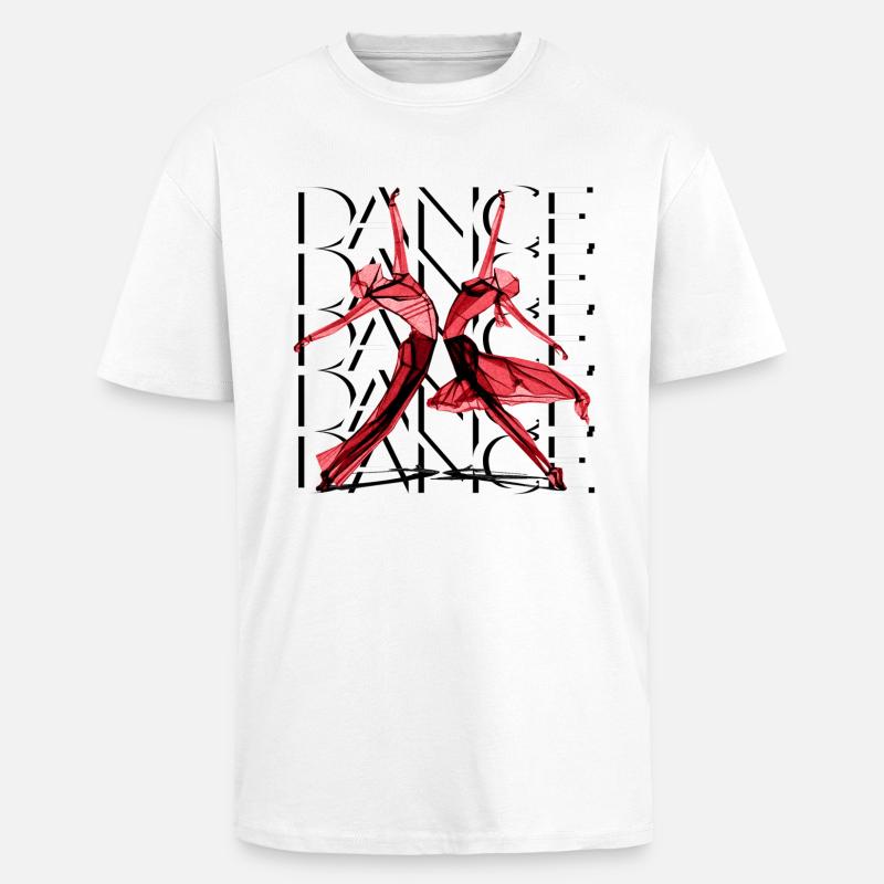Tänzer - Oversized Heavyweight Unisex T-Shirt - Weiß