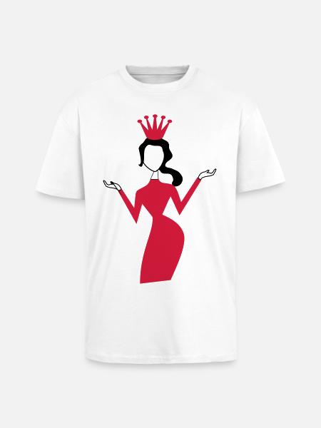 frau - Oversized Heavyweight Unisex T-Shirt - Weiß