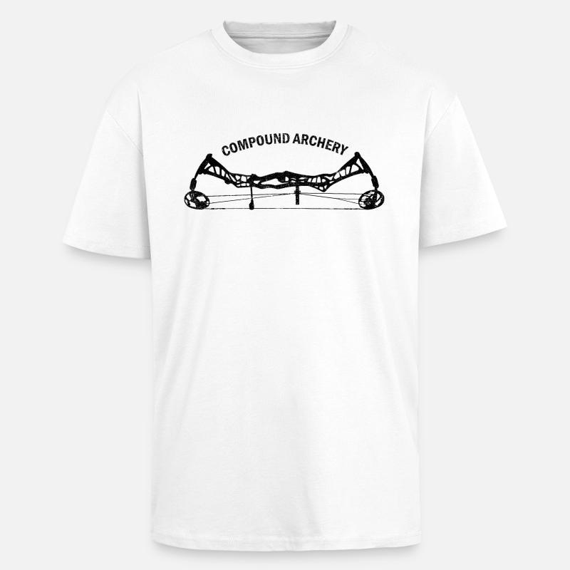 Compound black - Oversized Heavyweight Unisex T-Shirt - Weiß