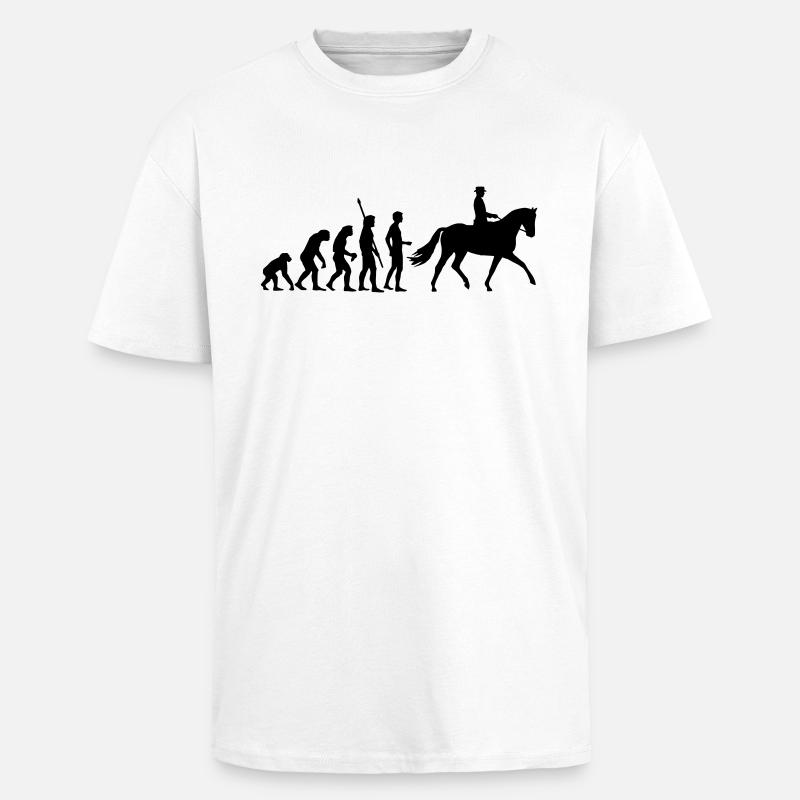 evolution_reiter - Oversized Heavyweight Unisex T-Shirt - Weiß