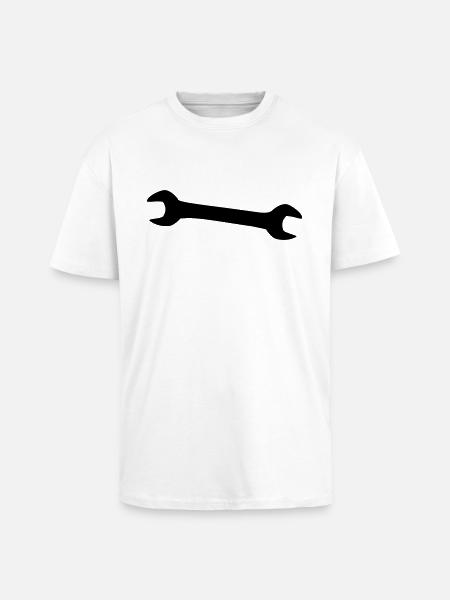 Wrench - Tool - Unisex Oversized Heavyweight T-shirt - white