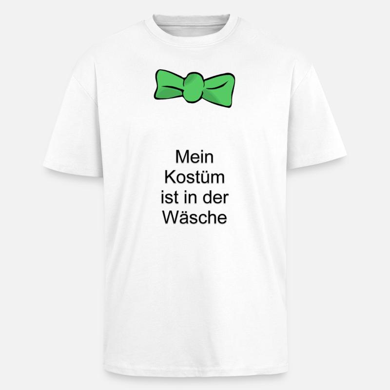 Fasching Fliege - Oversized Heavyweight Unisex T-Shirt - Weiß