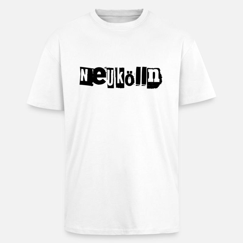 Neukoelln - Oversized Heavyweight Unisex T-Shirt - Weiß