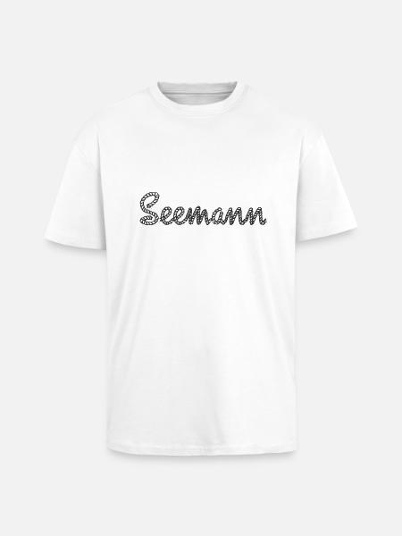 Seemann - Oversized Heavyweight Unisex T-Shirt - Weiß