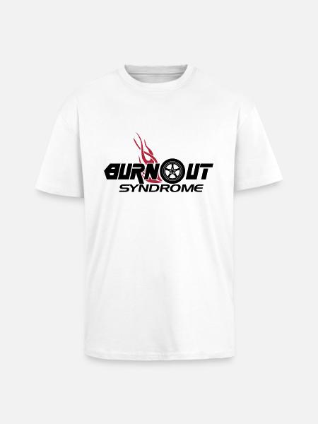 Burnout syndrome - Oversized Heavyweight Unisex T-Shirt - Weiß