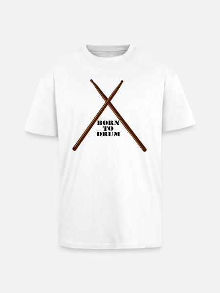 Drums , Drummers , Drums (25) - Unisex Oversized Heavyweight T-shirt - white