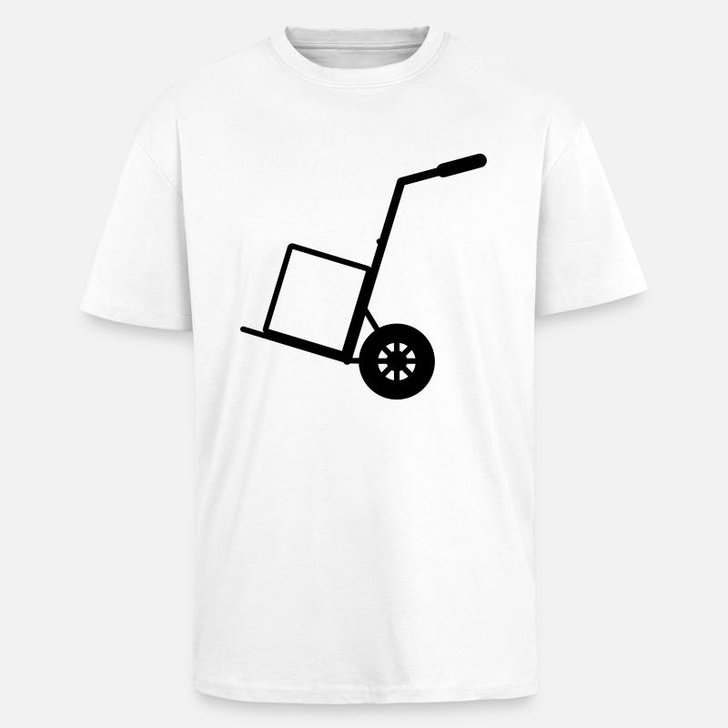Sackkarre - Unisex Oversized Heavyweight T-shirt - white