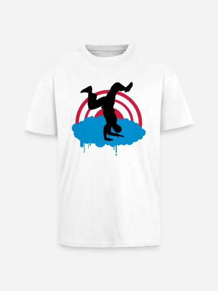 Breakdancer - Unisex Oversized Heavyweight T-shirt - white