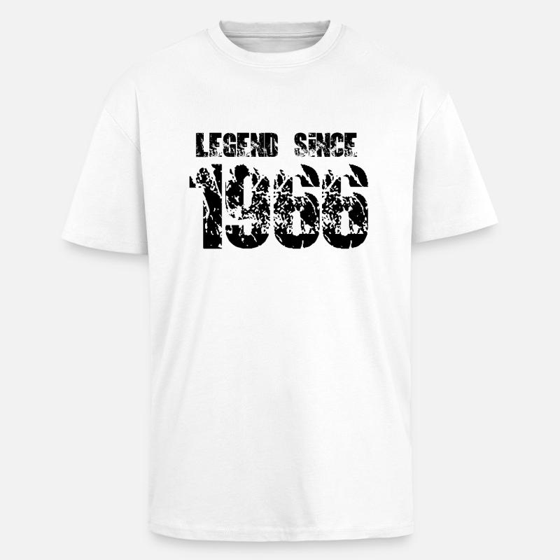 Legend since 1966 - Oversized Heavyweight Unisex T-Shirt - Weiß