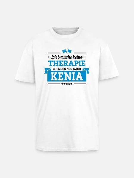 Nur nach Kenia - Oversized Heavyweight Unisex T-Shirt - Weiß