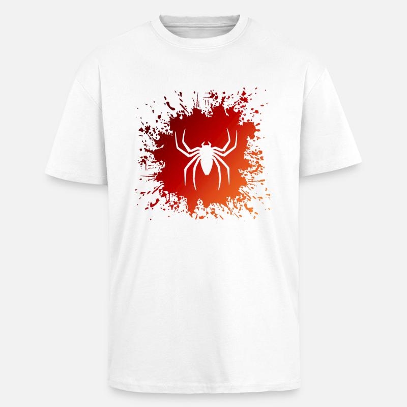 Spider Spider Splash - Unisex Oversized Heavyweight T-shirt - white