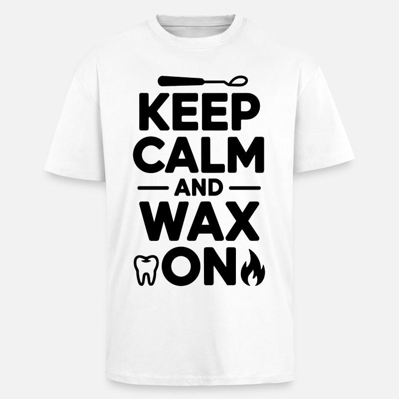 Dental Lab Technician Bridge Work  - Unisex Oversized Heavyweight T-shirt - white