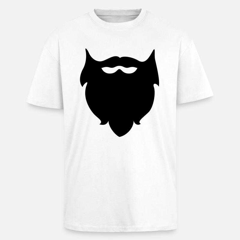 Beard - Beards - Unisex Oversized Heavyweight T-shirt - white